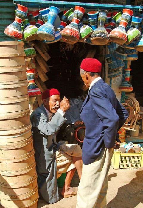 Artisans dans la medina de Sfax