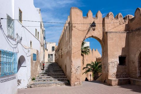 Remparts et porte de la medina de Sfax, la seconde ville du pays et capitale du sud. Grande ville portuaire et industrielle, mais aussi culturelle avec ses remparts, sa medina, ses nombreux monuments historiques et ses musées. 