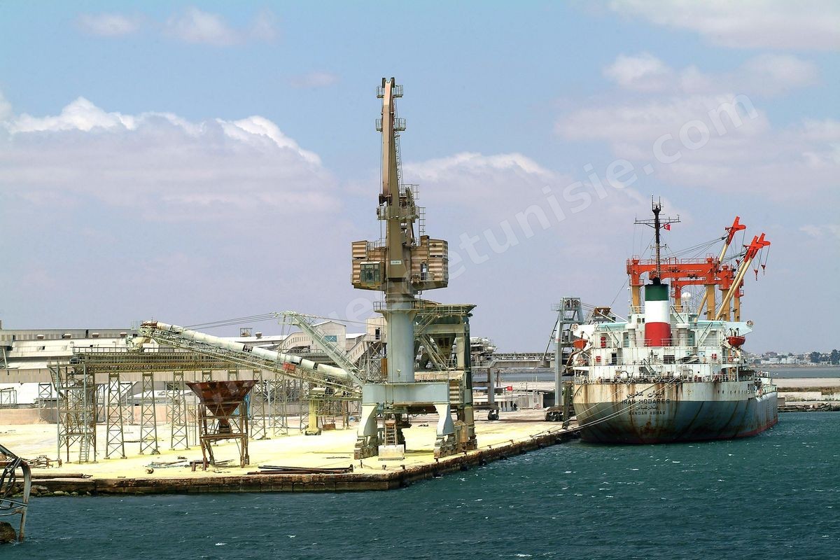 Port de phosphate à Sfax