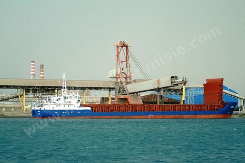 Port raffinerie de la Goulette à Tunis