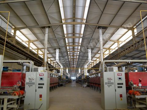 Usine Carthago Ceramic production de carreaux de céramique et faïence à  Sfax