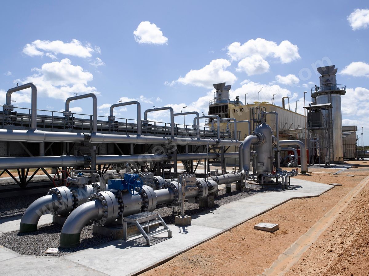Station de compression de gaz El Haouaria - Reseau de transport du Gaz entre la Libye et Italie