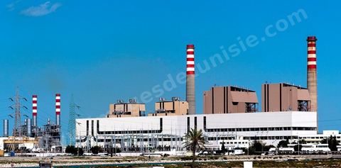 Centrale Electrique thermique de la STEG à Radés