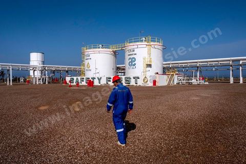 Site industriel gazier de Petrofac sur l'ïle de Kerkennah en Tunisie. Petrofac est présent en Tunisie depuis 2007. Le champ gazier de Chergui produit jusqu’à 30 millions de pieds cubes de gaz par jour, soit 12 % de la consommation totale de gaz en Tunisie, selon des chiffres communiqués par Petrofac.Le britannique est l’opérateur du champ gazier ainsi que son actionnaire à 45 %, aux côtés de l’Enterprise tunisienne d’activitiés pétrolières (ETAP), la compagnie pétrolière nationale tunisienne.