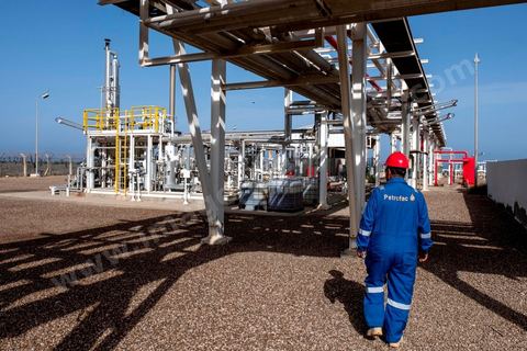 Site industriel gazier de Petrofac sur l'ïle de Kerkennah en Tunisie. Petrofac est présent en Tunisie depuis 2007. Le champ gazier de Chergui produit jusqu’à 30 millions de pieds cubes de gaz par jour, soit 12 % de la consommation totale de gaz en Tunisie, selon des chiffres communiqués par Petrofac.Le britannique est l’opérateur du champ gazier ainsi que son actionnaire à 45 %, aux côtés de l’Enterprise tunisienne d’activitiés pétrolières (ETAP), la compagnie pétrolière nationale tunisienne.