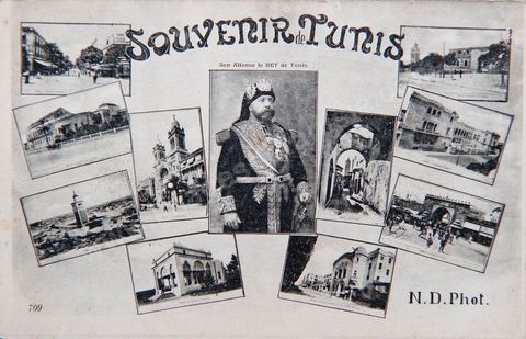 Tunis - Carte postale ancienne Tunisie