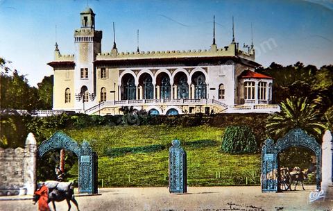 Tunis - Le Belvédère, le casino  - 1956 - Carte postale ancienne Tunisie