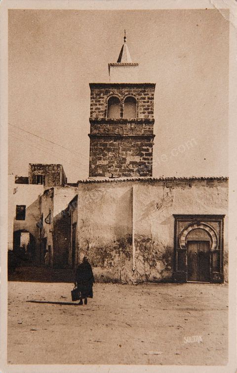 La mosquée de la place de France à Bizerte1934 - Carte postale ancienne Tunisie