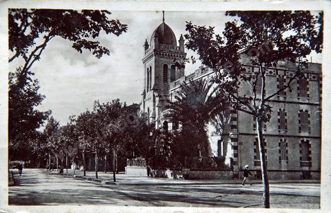 L'église de Bizerte 1930 - Carte postale ancienne Tunisie