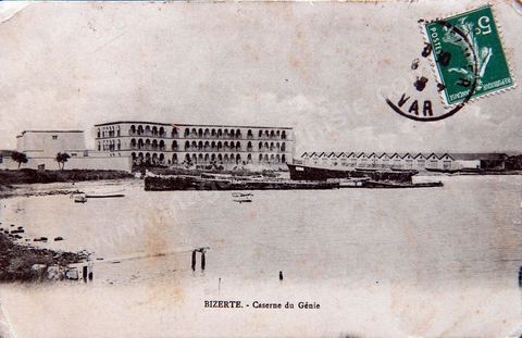 La Caserne du Génie - Bizerte - Carte postale ancienne Tunisie