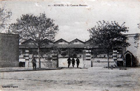 La Caserne Maurane - Bizerte - Carte postale ancienne Tunisie
