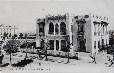 Le Cercle Militaire - Bizerte - 1918 - Carte postale ancienne Tunisie