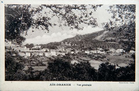 Vue Générale de Aïn Draham en Kroumirie - Carte postale ancienne Tunisie