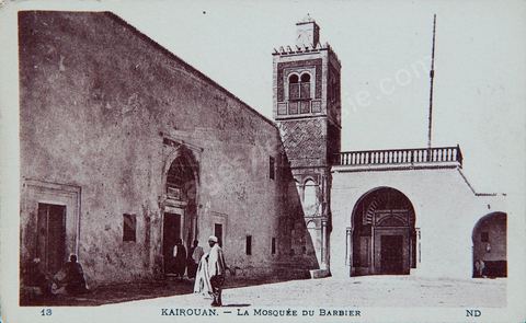 la Mosquée des Barbiers à Kairouan - Carte postale ancienne Tunisie