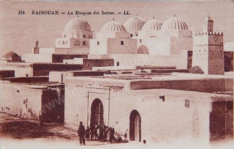 Mosquée des Sabres à Kairouan - Carte postale ancienne Tunisie