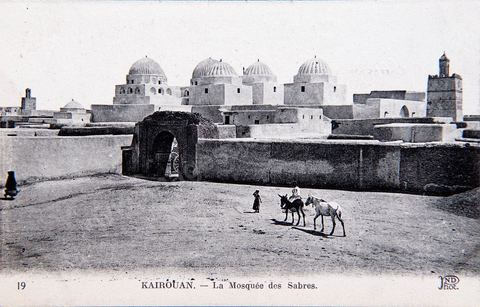 Mosquée des Sabres à Kairouan - Carte postale ancienne Tunisie