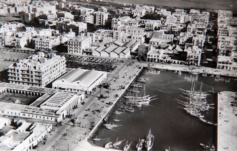 Sfax - Le port - Carte postale ancienne Tunisie