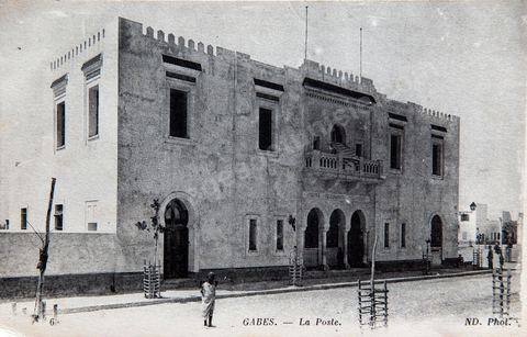 La Poste de Gabès - 1924 - Carte postale ancienne Tunisie