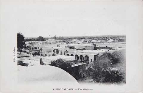Ben-Gardane 1918 - Carte postale ancienne Tunisie