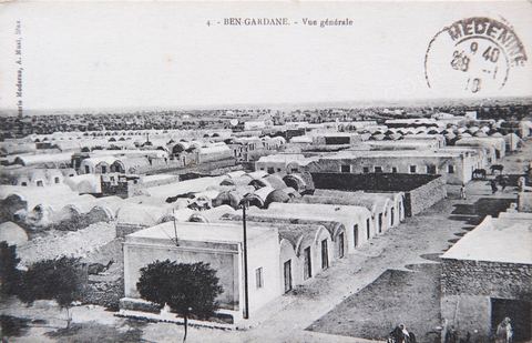 Ben Gardane 1918 - Carte postale ancienne Tunisie