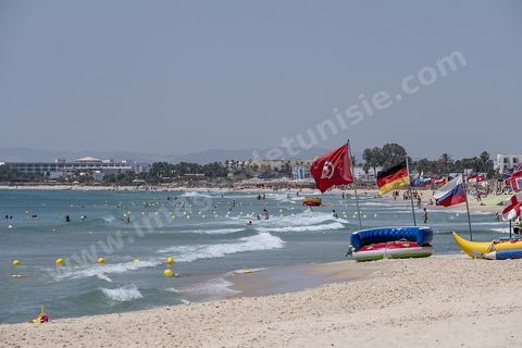 Corniche et plage au coeur de Hammamet
