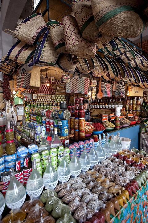 Boutique au Marché central de Nabeul