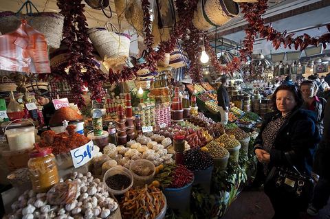 Boutique au Marché central de Nabeul
