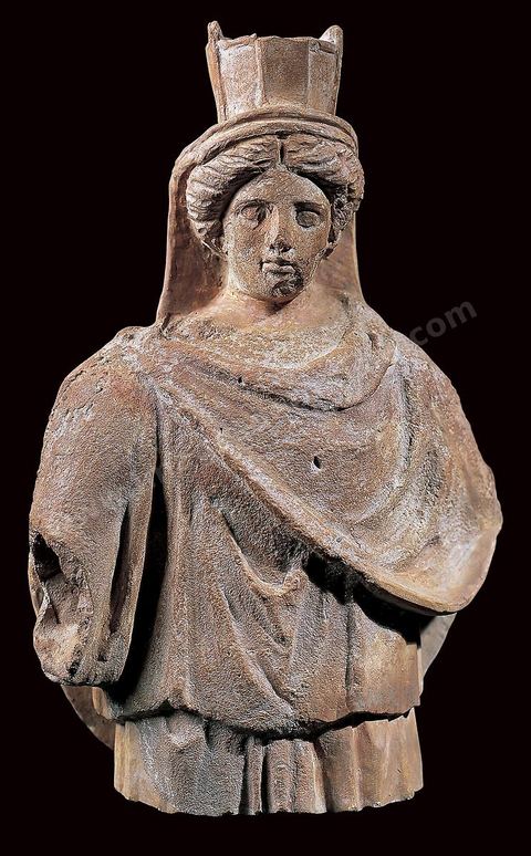 Deesse Demeter, I ap JC, sanctuaire de Thinissut, musee de Nabeul