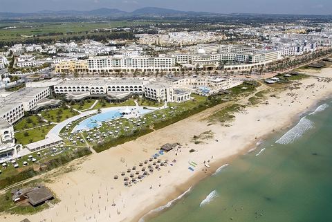 la zone touristique de Yasmine Hammamet