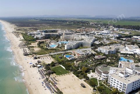 la zone touristique de Yasmine Hammamet