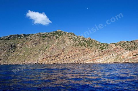 île de Zembra au large du Cap Bon
