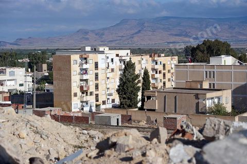26 septembre 2011 : le centre ville de Kasserine