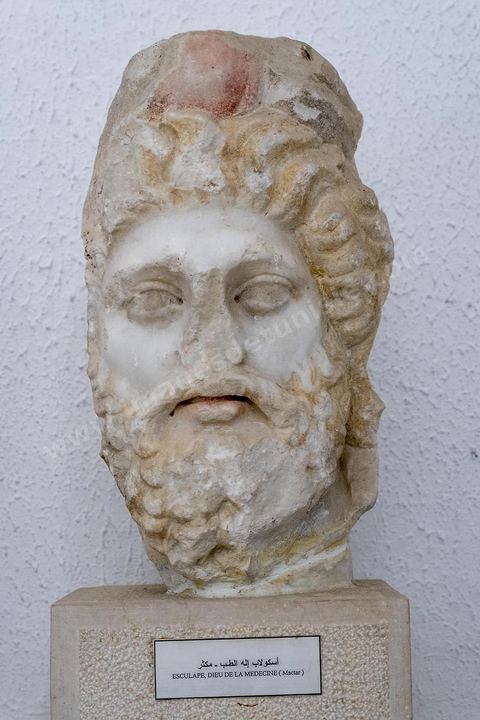 Musée archéologique sur le site archéologique de Makthar, vestige de l'antique Mactaris, au centre-ouest de la Tunisie, est situé à Makthar, ville sur la bordure nord de la dorsale tunisienne.Le site est l'un des plus étendus du pays, et une grande partie n'a pas encore fait l'objet de recherches archéologiques. Outre les nombreux vestiges qu'il abrite au sein d'un parc archéologique comme le forum, les thermes, la schola des Juvenes, ... un petit musée présente diverses pièces archéologiques trouvées sur le site.