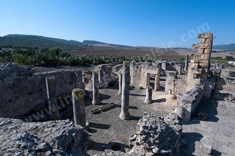 Vestiges des grands thermes de Thignica. Dans le modeste village de Aïn Tounga se trouve le site archéologique antique de l'ancienne Thignica, municipe romain  du début du IIIème siècle.