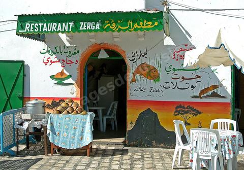 Restaurant populaire su le port de Bizerte