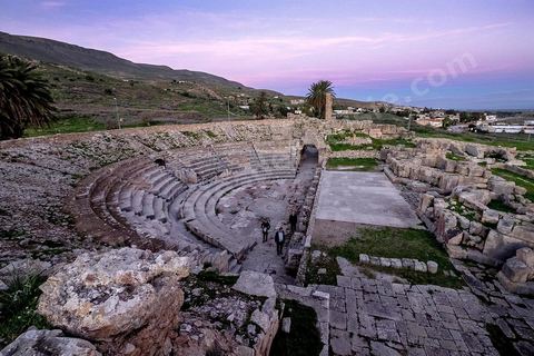 Théâtre sur le site archéologique romain de Bulla Régia, dans le nord ouest de la Tunisie.