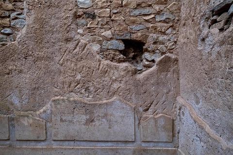 Sous-sol de la Maison d'Amphitrite dans le quartier d'habitations sur le site archéologique romain de Bulla Régia, dans le nord ouest de la Tunisie.