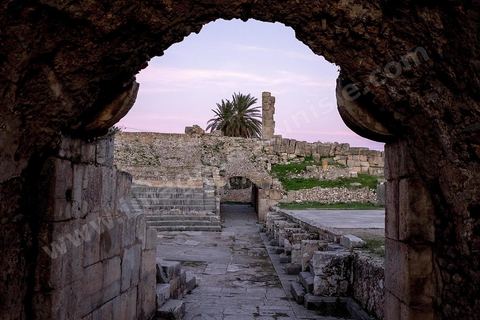 Théâtre sur le site archéologique romain de Bulla Régia, dans le nord ouest de la Tunisie.
