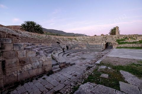 Théâtre sur le site archéologique romain de Bulla Régia, dans le nord ouest de la Tunisie.