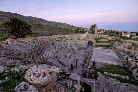 Théâtre sur le site archéologique romain de Bulla Régia, dans le nord ouest de la Tunisie.