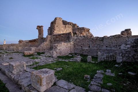 thermes sur le site archéologique romain de Bulla Régia, dans le nord ouest de la Tunisie.