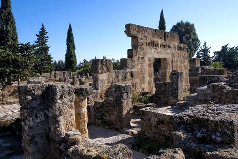 Maison de la cascade dans le quartier d'habitations romaines. Utique est un site archéologique localisé à l'emplacement d'une ancienne cité portuaire fondée par les Phéniciens dans l'Antiquité. Il est situé au nord de l'actuelle Tunisie, à une trentaine de kilomètres au nord-ouest de Carthage. La ville aurait été fondée en 1101 avt JC en tant que comptoir commercial phénicien. Elle est réputée comme l'une des plus anciennes villes de la Méditerranée occidentale.