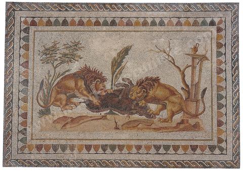 mosaique du musee d'El Jem