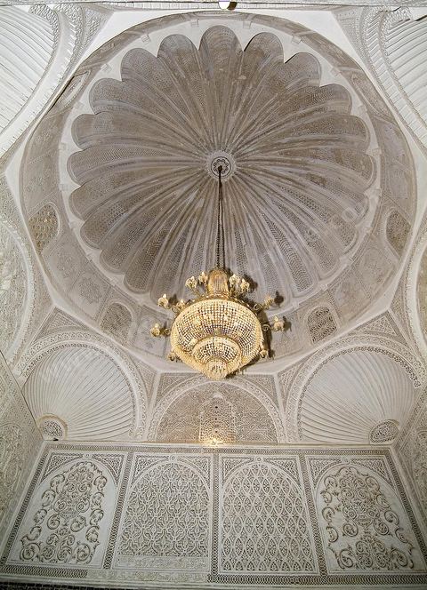Vestibule de la zaouia sidi sahab ou mosquée du Barbier à Kairouan