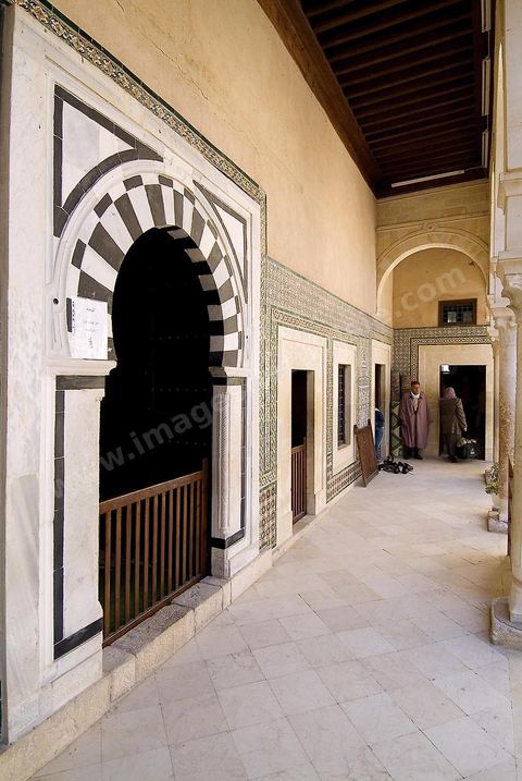 mosquée de la zaouia Sidi Sahab ou mosquée du barbier à Kairouan