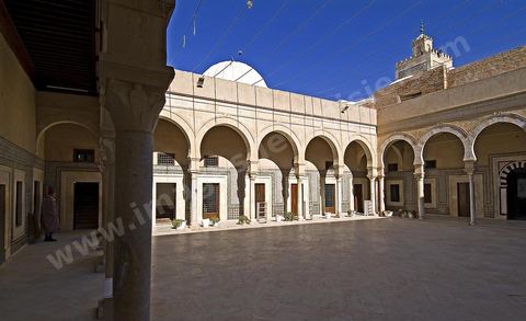 mosquée de la zaouia Sidi Sahab ou mosquée du barbier à Kairouan