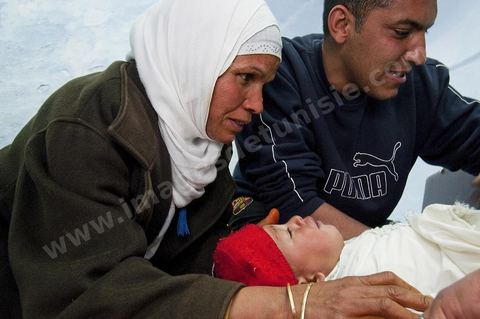 Zaouia Sidi Sahab ou mosquée du barbier le jour de Mouled, fête de la naissance du Prophète, circoncision des jeunes enfants