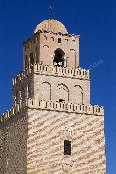minaret de la Grande Mosquée de Kairouan