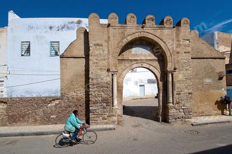 Porte et rempart de la medina de Kairouan