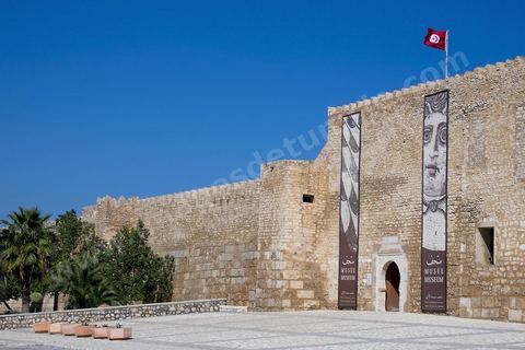 façade du musée archéologique de Sousse dans la Kasbah située en haut de la medina de Sousse